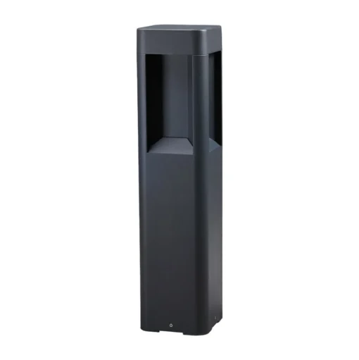 Lucande LED sokkellamp Annika, antraciet, metaal, 50 cm