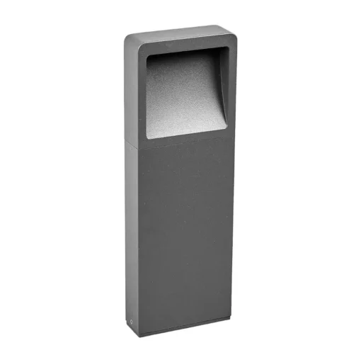 Lucande LED sokkellamp Leya, 4, 35cm, antraciet, IP54