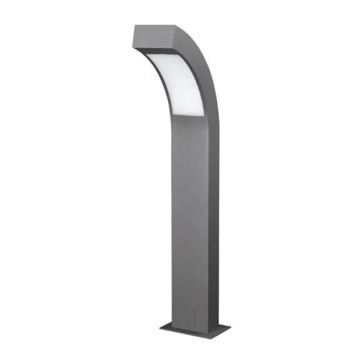 Lucande LED sokkellamp Lennik, 60 cm, antraciet, metaal