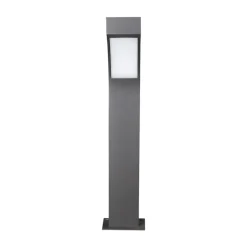 Lucande LED sokkellamp Lennik, 60 cm, antraciet, metaal