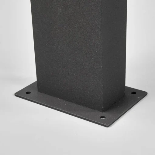 Lucande LED sokkellamp Lennik, sensor, 60 cm, antraciet