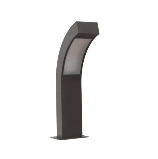 Lucande LED sokkellamp Lennik, 40 cm, antraciet, metaal