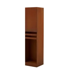 Lucande LED sokkellamp Oxido, roestkleurig, cortenstaal