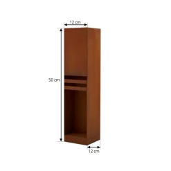 Lucande LED sokkellamp Oxido, roestkleurig, cortenstaal