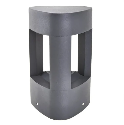 Lucande LED sokkellamp Pirron, 20 cm, driehoekig, IP54