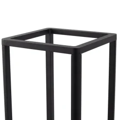 Lucande LED sokkellamp Thorvid, hoogte 50 cm, zwart
