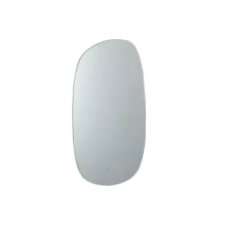 Lucande LED spiegel Celestiel, ovaal, verwarmbaar, CCT, 80 cm