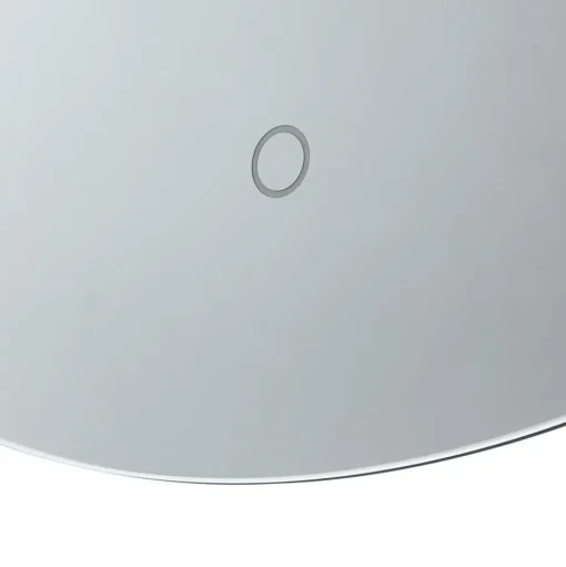 Lucande LED spiegel Celestiel, ovaal, verwarmbaar, CCT, 80 cm