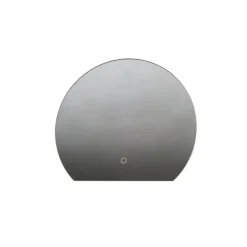 Lucande LED spiegel Celestiel, halfrond, CCT, Ø 50 cm