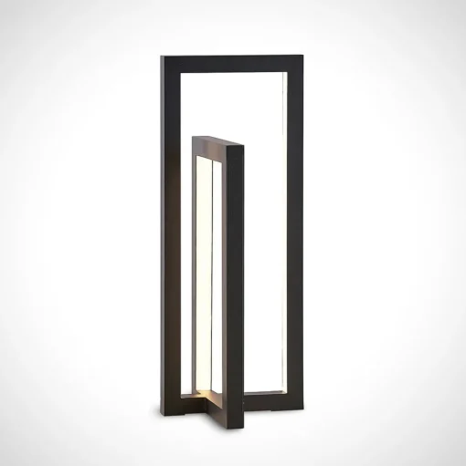 Lucande LED tafellamp Hylda, hoogte 42 cm, zwart, aluminium