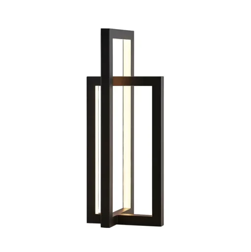 Lucande LED tafellamp Hylda, hoogte 42 cm, zwart, aluminium