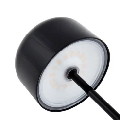 Lucande LED tafellamp Quill, zwart, CCT, dimbaar