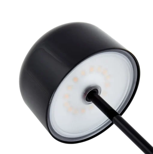 Lucande LED tafellamp Quill, zwart, CCT, dimbaar