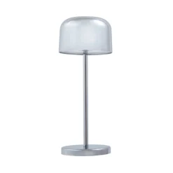 Lucande LED tafellamp Quill, chroom, CCT, dimbaar