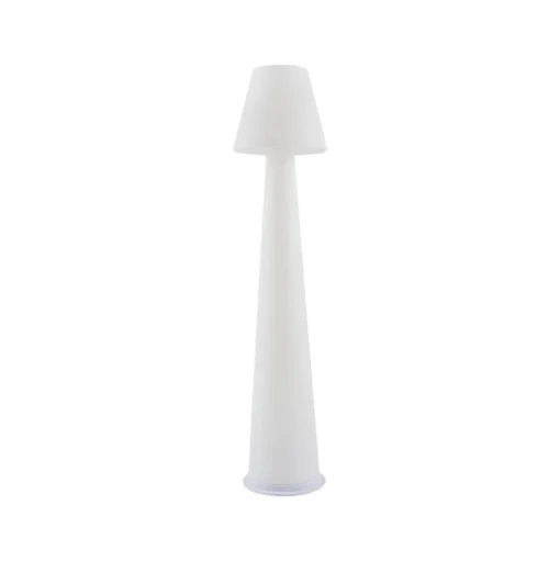Lucande LED terraslamp Gauri, wit, 153 cm, IP44