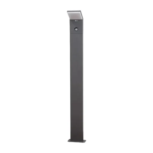 Lucande LED tuinpadverlichting Nevio, sensor, 100cm, antraciet