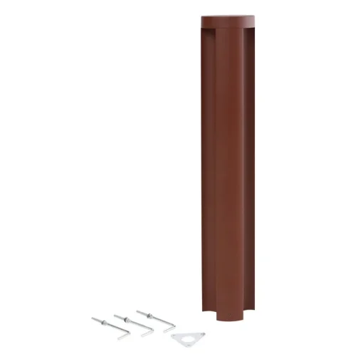 Lucande LED tuinpadverlichting Raiku, roestkleurig, aluminium, 65 cm