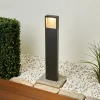 Lucande LED tuinpadverlichting Leya, 65 cm, antraciet, metaal, IP54