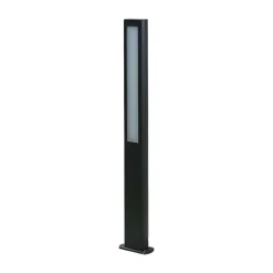 Lucande LED tuinpadverlichting Mhairi, hoekig, antraciet, 100 cm