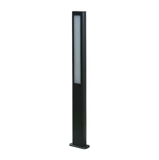 Lucande LED tuinpadverlichting Mhairi, hoekig, antraciet, 100 cm