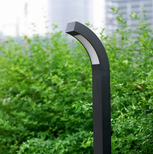 Lucande LED tuinpadverlichting Lennik, 100 cm, antraciet, metaal