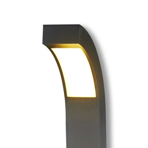 Lucande LED tuinpadverlichting Lennik, 100 cm, antraciet, metaal