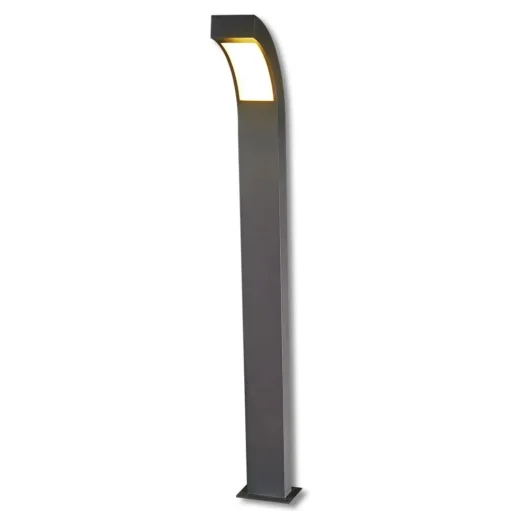 Lucande LED tuinpadverlichting Lennik, 100 cm, antraciet, metaal