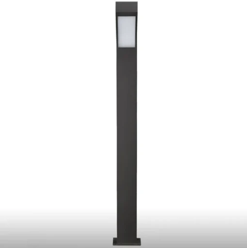 Lucande LED tuinpadverlichting Lennik, 100 cm, antraciet, metaal