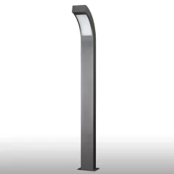 Lucande LED tuinpadverlichting Lennik, 100 cm, antraciet, metaal