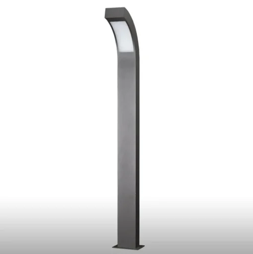 Lucande LED tuinpadverlichting Lennik, 100 cm, antraciet, metaal