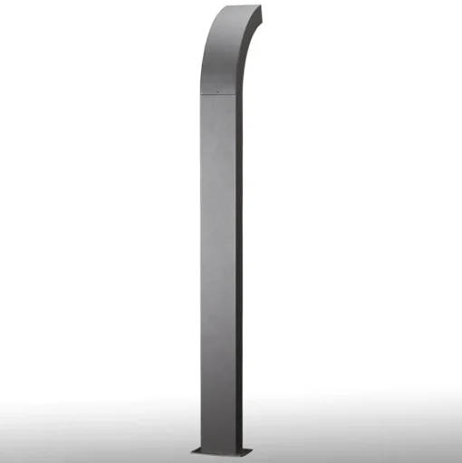 Lucande LED tuinpadverlichting Lennik, 100 cm, antraciet, metaal