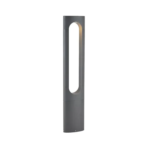 Lucande LED tuinpadverlichting Fenti, 90 cm, antraciet, aluminium