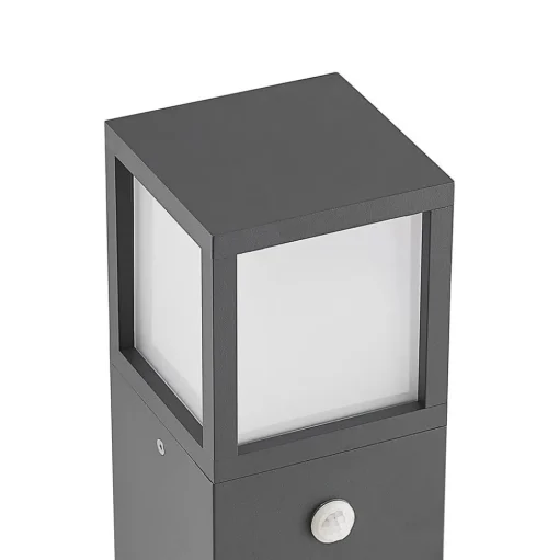 Lucande LED tuinpadverlichting Dewari, bewegingsmelder, 65 cm, IP54
