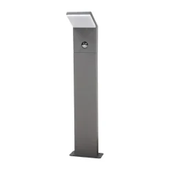 Lucande LED tuinpadverlichting Nevio, sensor, 60cm, antraciet