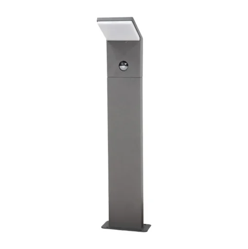 Lucande LED tuinpadverlichting Nevio, sensor, 60cm, antraciet