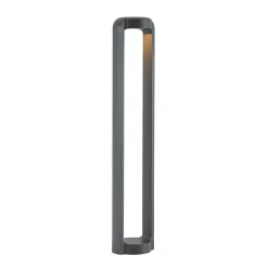 Lucande LED tuinpadverlichting Habsa, 80 cm, antraciet, metaal