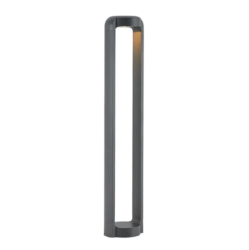 Lucande LED tuinpadverlichting Habsa, 80 cm, antraciet, metaal