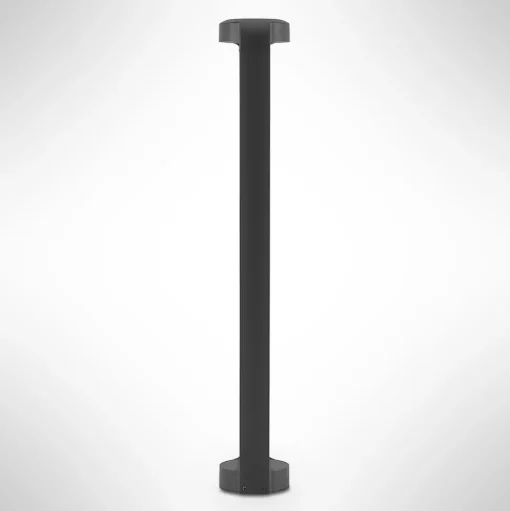 Lucande LED tuinpadverlichting Habsa, 80 cm, antraciet, metaal