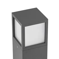Lucande LED tuinpadverlichting Dewari, 65 cm, donkergrijs, IP54