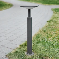 Lucande LED tuinpadverlichting Fenia, 60 cm, antraciet, IP65