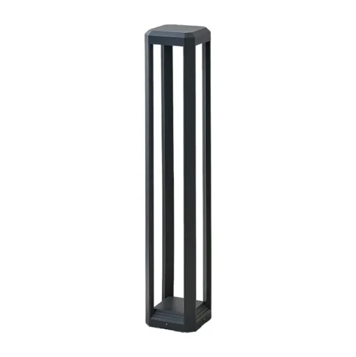 Lucande LED tuinpadverlichting Fery, antraciet, metaal, 80cm, IP65