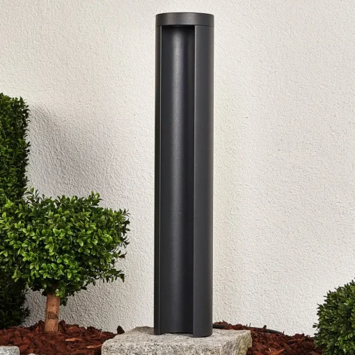 Lucande LED tuinpadverlichting Jaron, 65 cm, antraciet, IP54