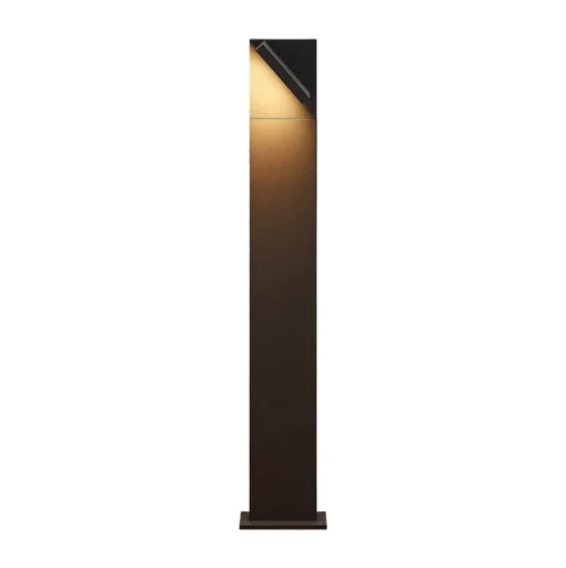 Lucande LED tuinpadverlichting Silvan, 100 cm, antraciet, metaal