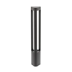 Lucande LED tuinpadverlichting Silvan, 65 cm, antraciet, metaal