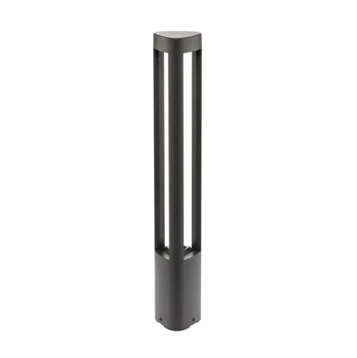 Lucande LED tuinpadverlichting Silvan, 65 cm, antraciet, metaal