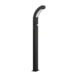 Lucande LED tuinpadverlichting Lennik, sensor, 100 cm, antraciet
