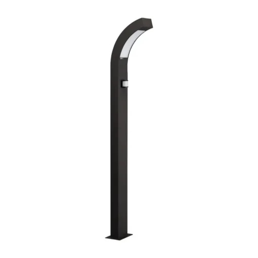 Lucande LED tuinpadverlichting Lennik, sensor, 100 cm, antraciet