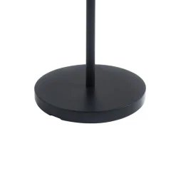 Lucande LED vloerlamp Eligio, bamboe, Ø 39 cm, RGB