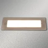 Lucande LED wand inbouwlamp Holly, 17 cm, roestvrij staal