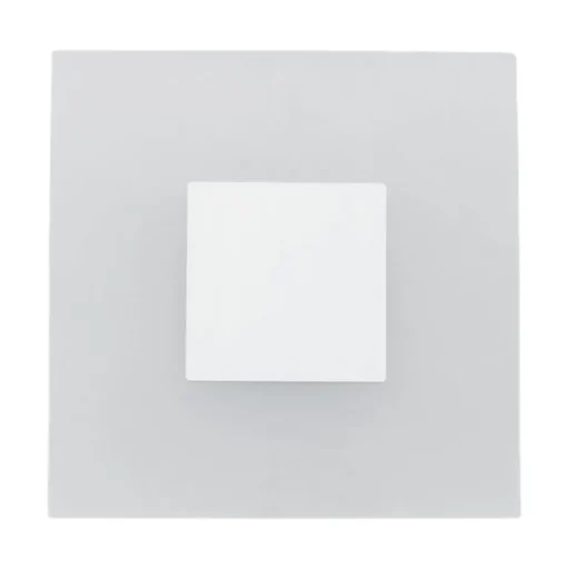 Lucande LED wandlamp Berlind, 26 cm, wit, glas, metaal